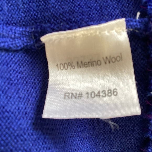 Garnet Hill 100% Merino Wool Crewneck Sweater Dress Loose Gray Pockets Medium - Picture 13 of 15